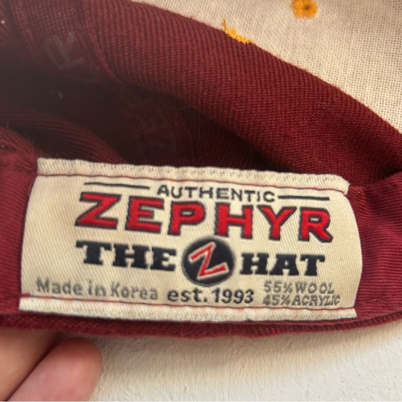 Vintage Zephyr wool blend maroon & gold University of Minnesota Gopher hat cap - Picture 5 of 5